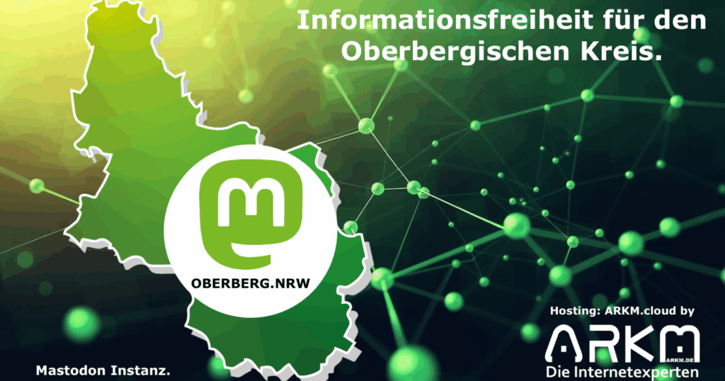 Unabhängige Mastodon Microblogging Plattform oberberg.nrw