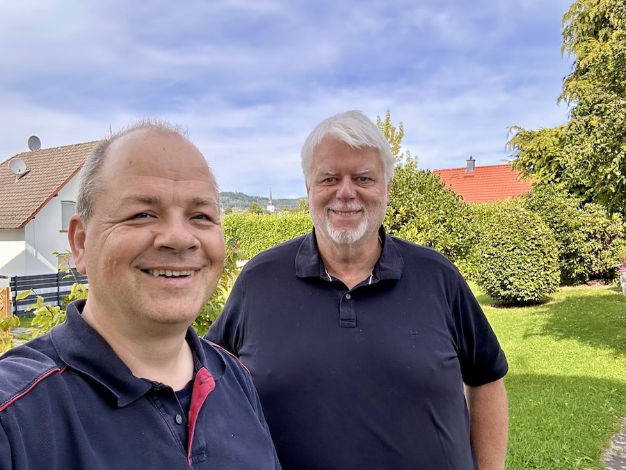 UWG Stadtratsfraktion ab 1.11.2025: (vlnr) Sven Oliver Rüsche und Jens Holger Pütz.